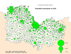 Carte de la population